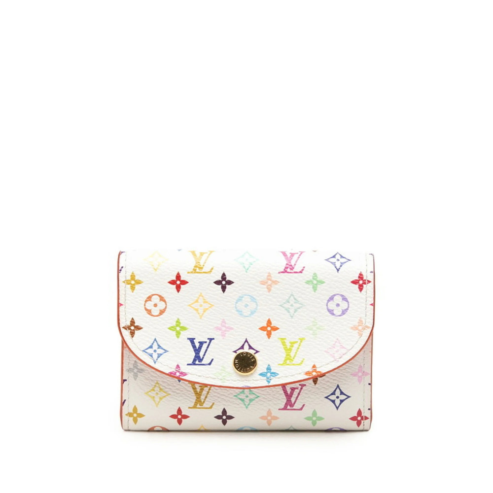 Louis Vuitton x Takashi Murakami Monogram Portemonnaie Rosalie Wallet/Coin Pu...